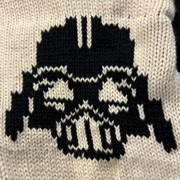 Star Wars Hanna Andersson Fanatics Darth Vader Full Zip Kids Sweater kids 6-7 - Picture 7 of 7